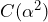 C(\alpha^2)