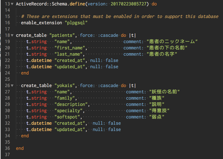 Rails 5 マイグレーション時にデータベースのカラムにコメントを追加する Techracho By Bps株式会社